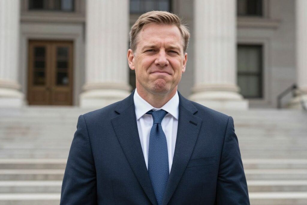 Adam Kornacki po ogłoszeniu wyroku uniewinniającego