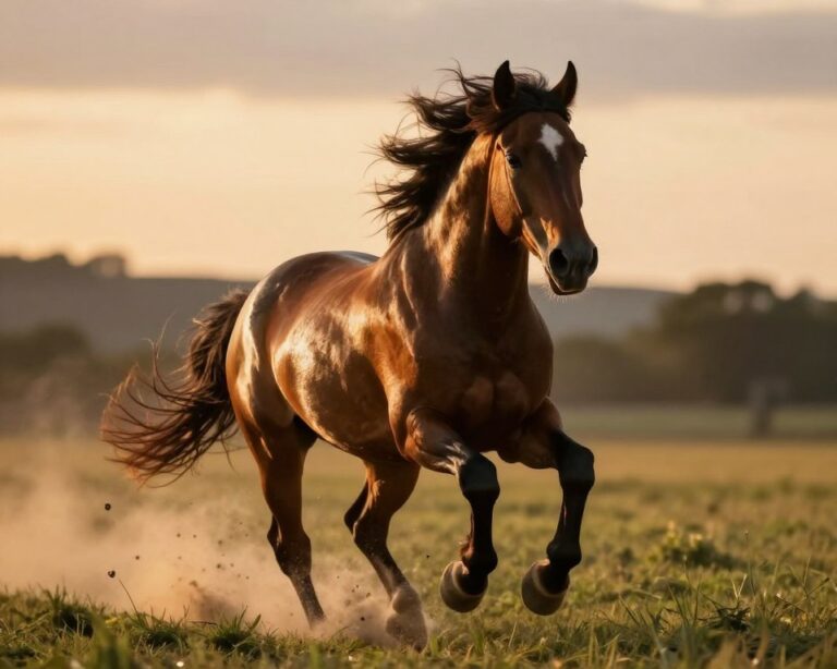 sennik rozpędzony koń