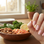 białe plamki na paznokciach co jeść