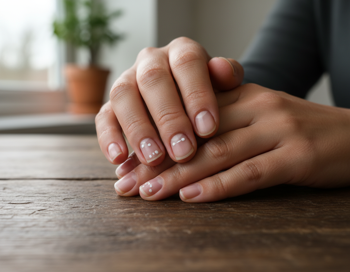 co oznaczają białe plamy na paznokciach