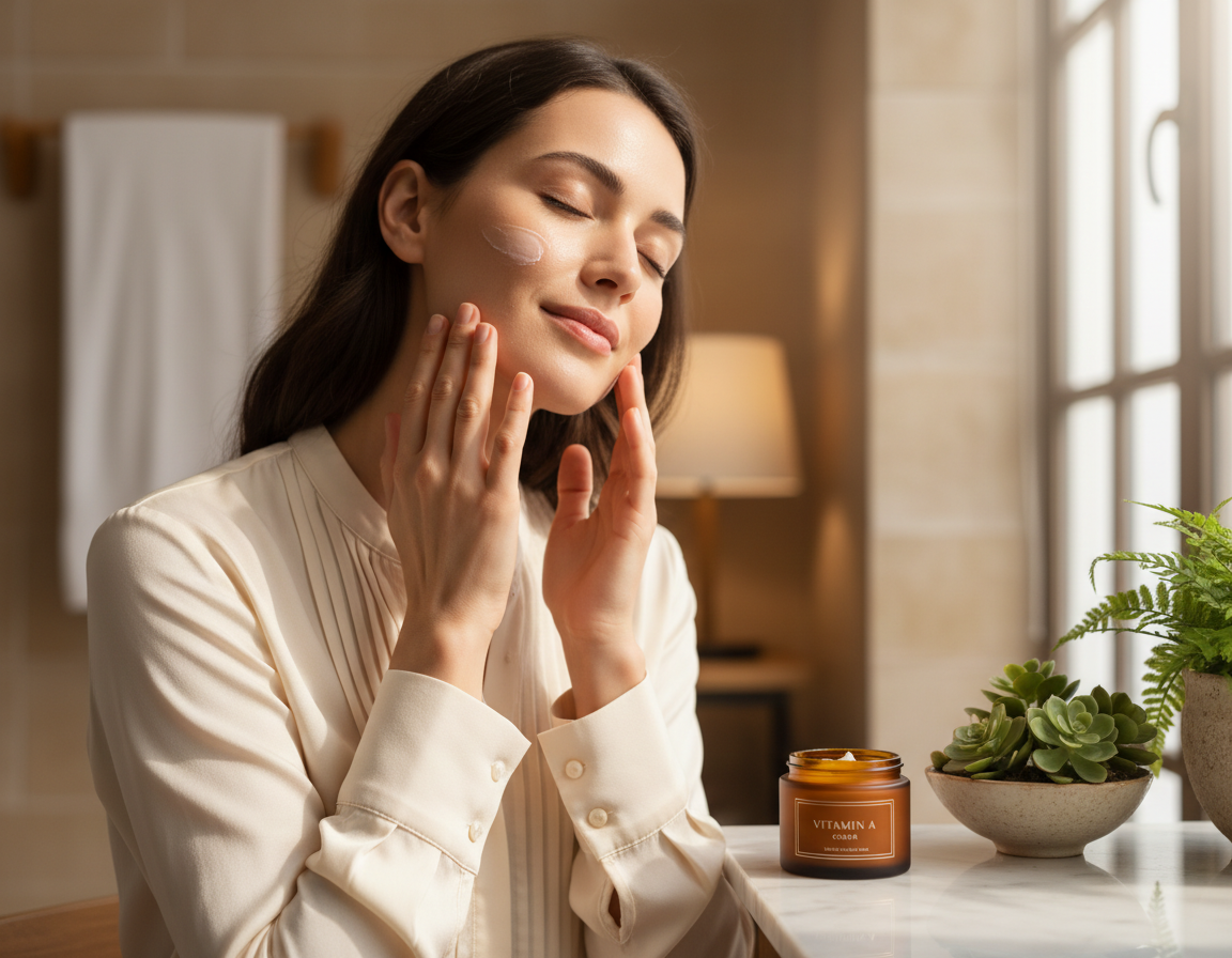 maść z wit a na twarz