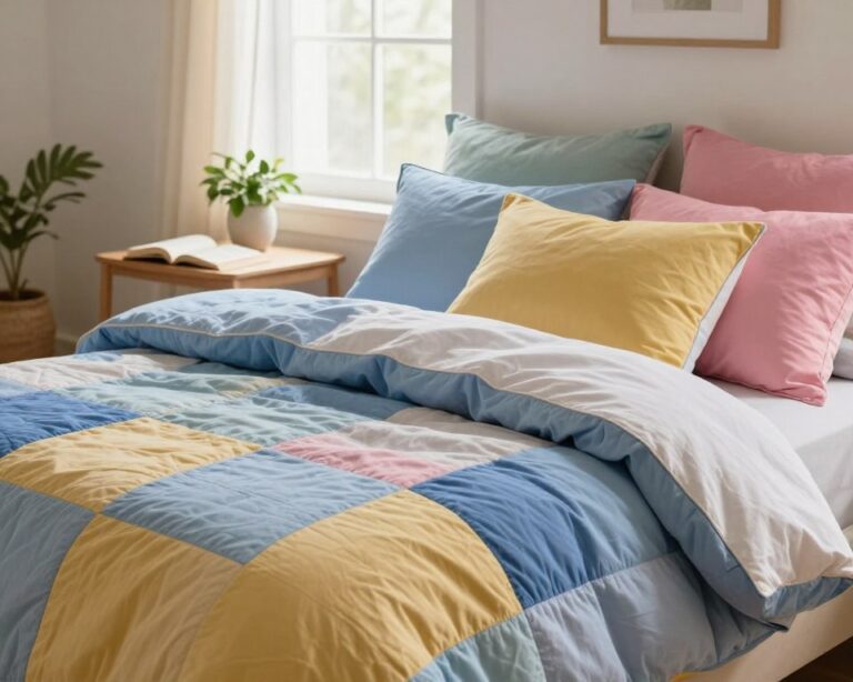 sennik pościel kolorowa