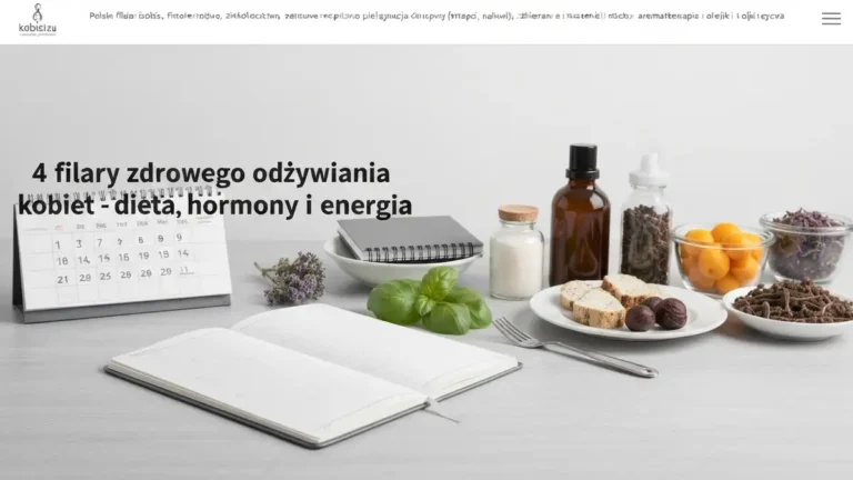 4 filary zdrowego odżywiania dla kobiet - dieta, hormony i energia - hero image
