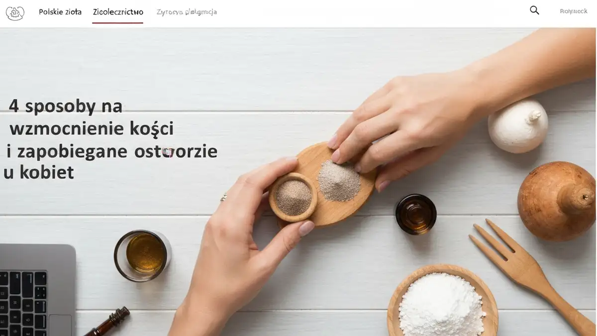 4 sposoby na wzmocnienie kości i zapobieganie osteoporozie u kobiet - hero image