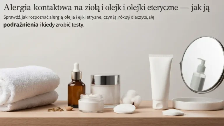 Alergia kontaktowa na zioła i olejki eteryczne - jak ją rozpoznać - hero image