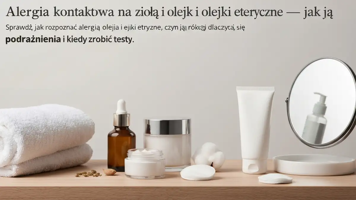Alergia kontaktowa na zioła i olejki eteryczne - jak ją rozpoznać - hero image