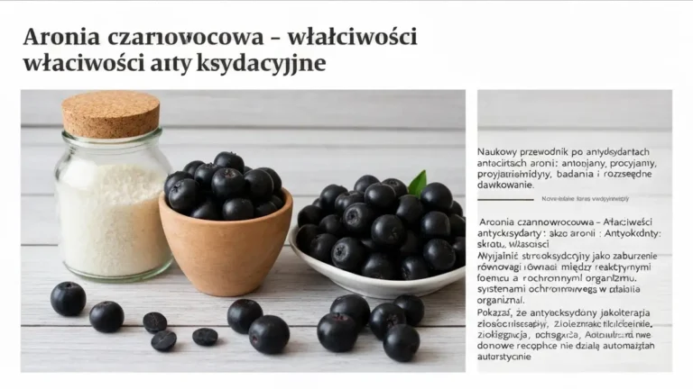 Aronia czarnoowocowa - właściwości antyoksydacyjne - hero image