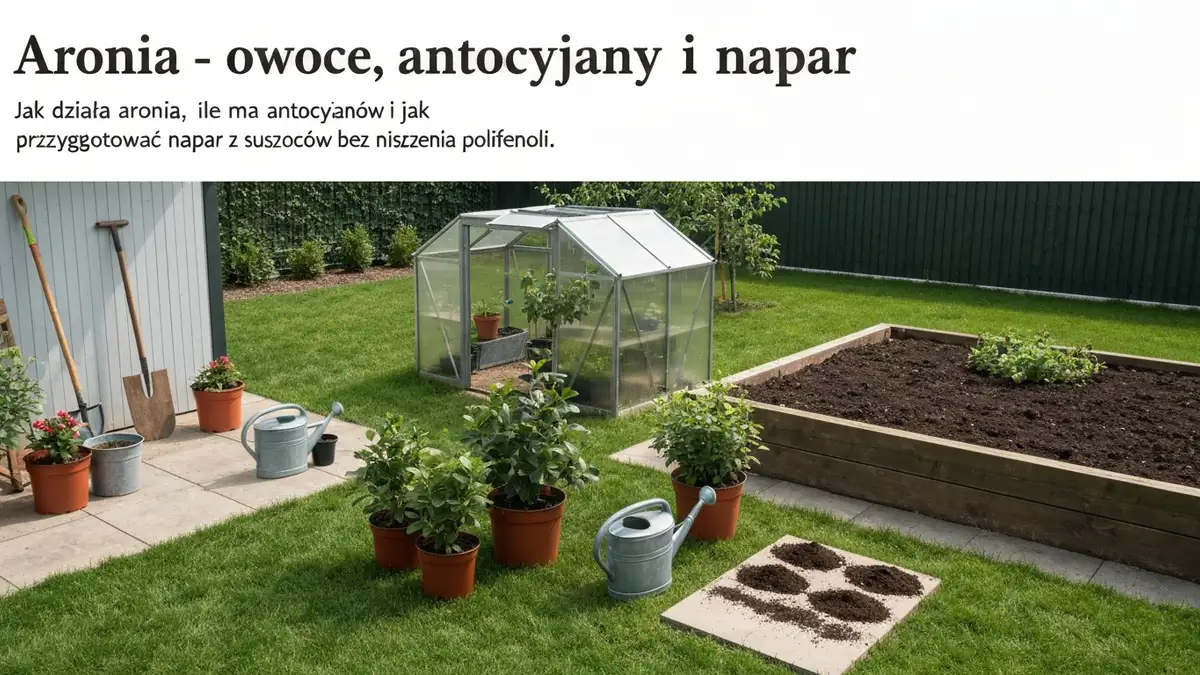 Aronia - owoce, antocyjany i napar - hero image