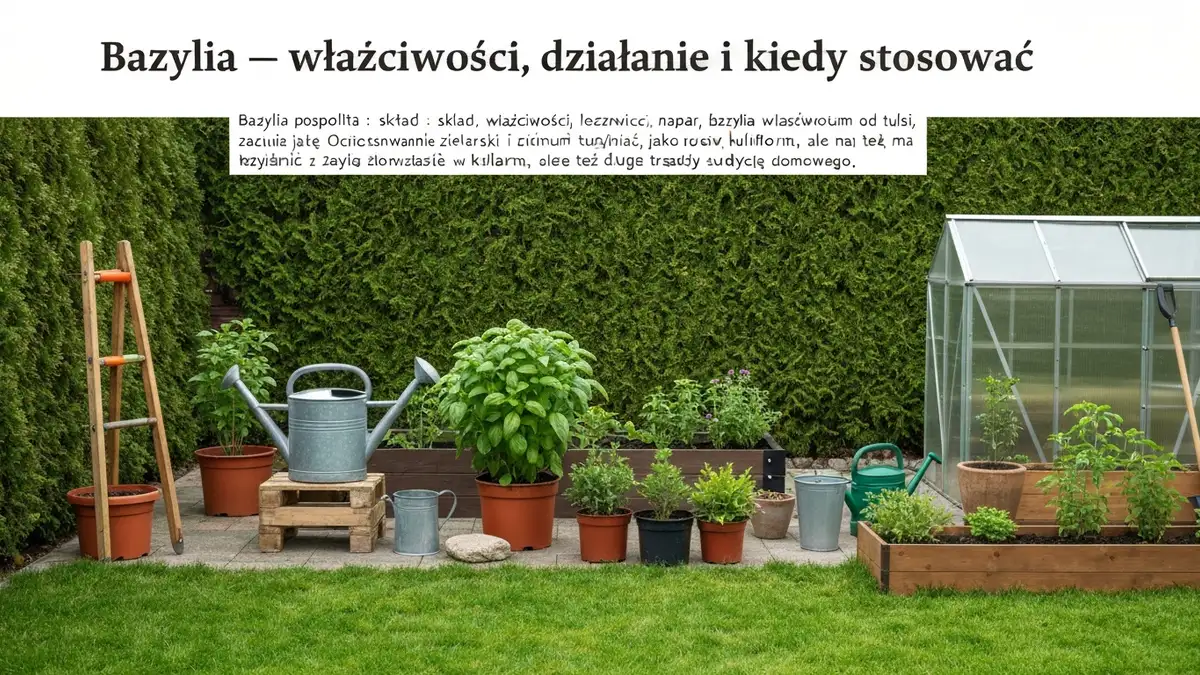 Bazylia - właściwości, działanie i kiedy stosować - hero image