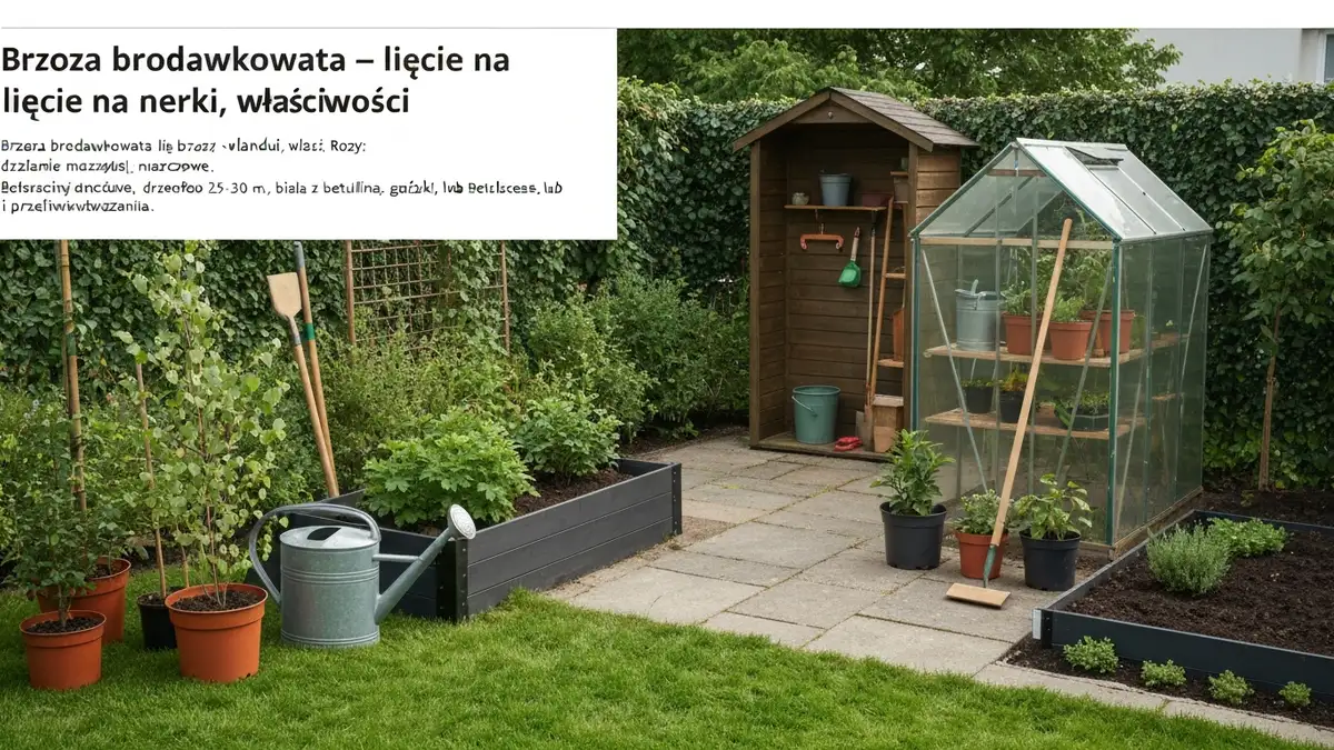 Brzoza brodawkowata - liście na nerki, właściwości - hero image