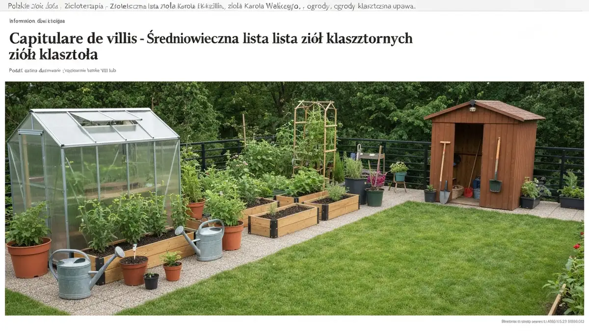 Capitulare de villis - średniowieczna lista ziół klasztornych - hero image