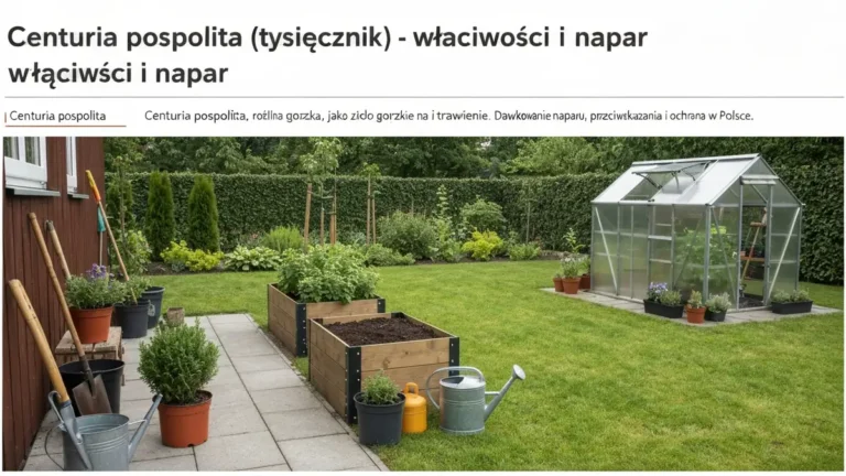 Centuria pospolita (tysiącznik) - właściwości i napar - hero image