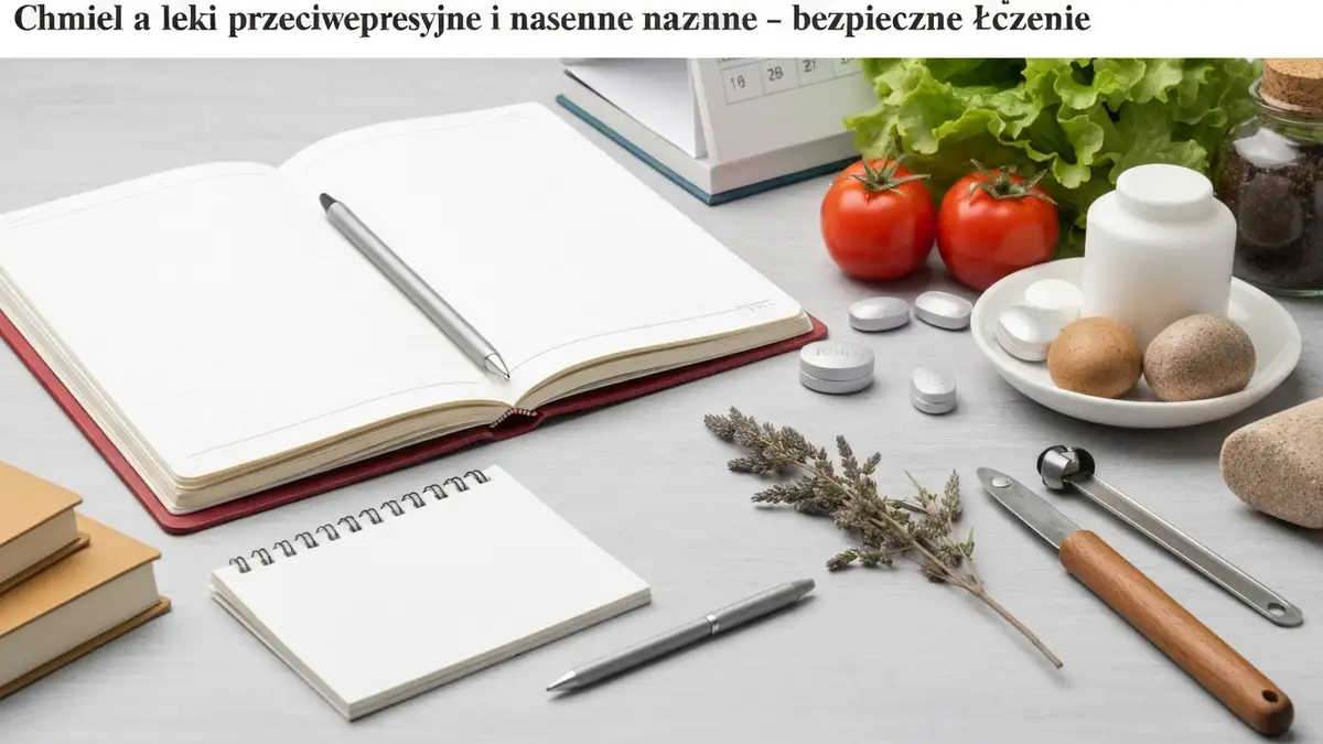 Chmiel a leki przeciwdepresyjne i nasenne - bezpieczne łączenie - hero image