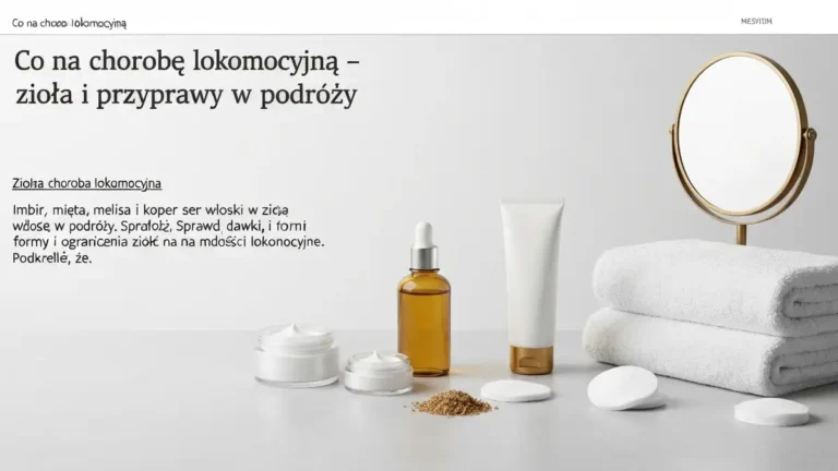 Co na chorobę lokomocyjną - zioła i przyprawy w podróży - hero image
