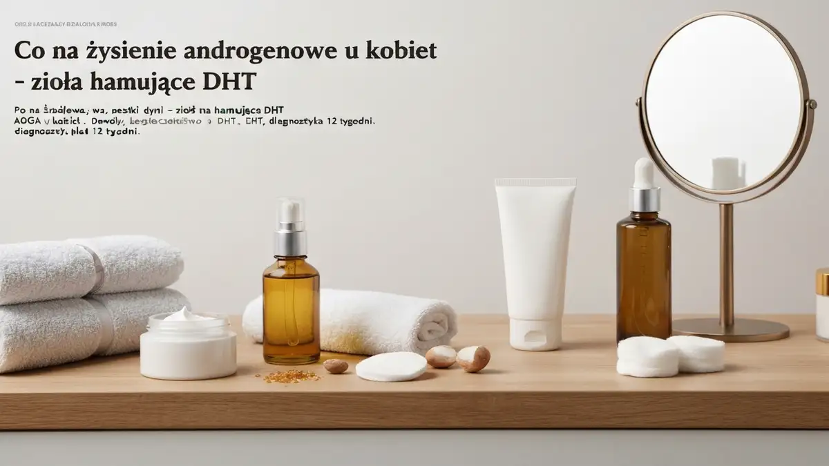 Co na łysienie androgenowe u kobiet - zioła hamujące DHT - hero image