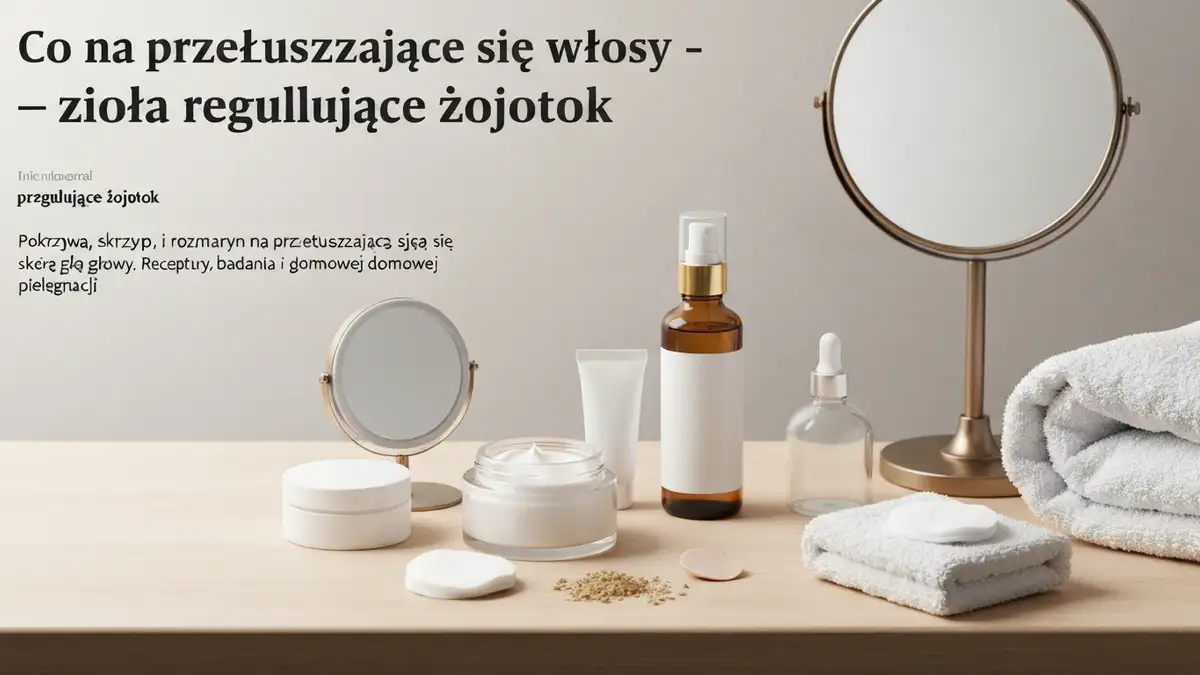 Co na przetłuszczające się włosy - zioła regulujące łojotok - hero image