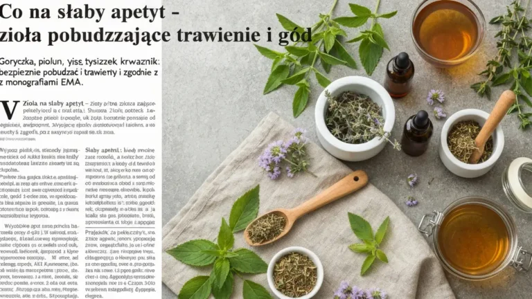Co na słaby apetyt - zioła pobudzające trawienie i głód - hero image