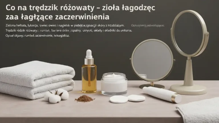 Co na trądzik różowaty - zioła łagodzące zaczerwienienia - hero image