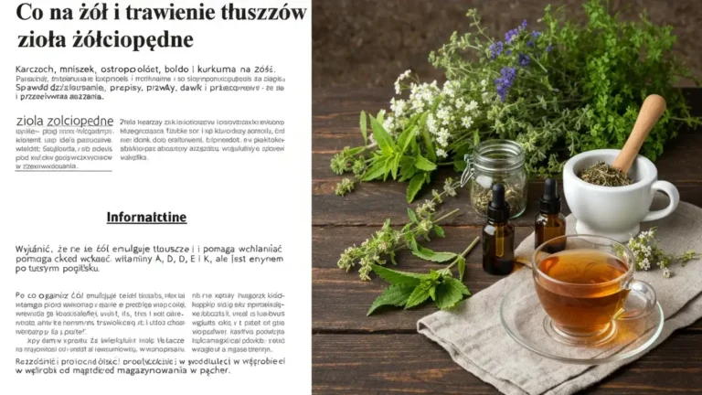 Co na żółć i trawienie tłuszczów - zioła żółciopędne - hero image