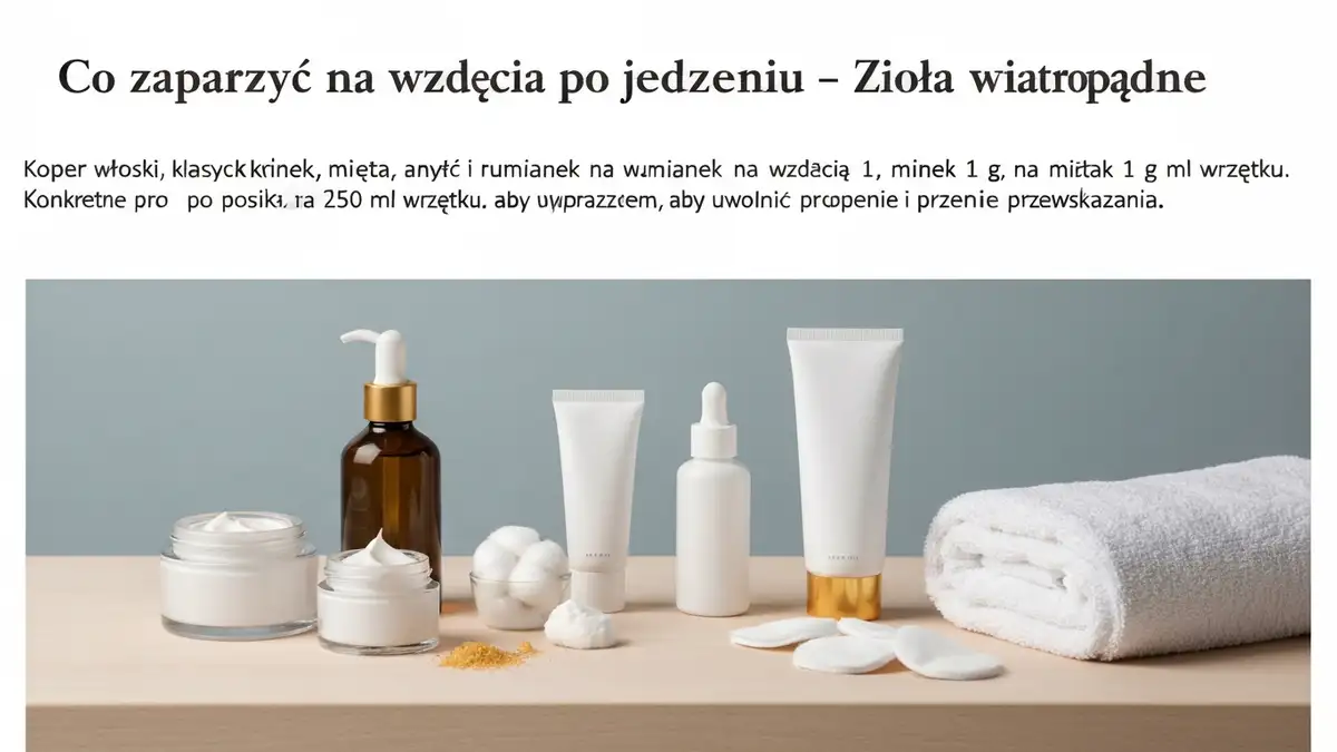 Co zaparzyć na wzdęcia po jedzeniu - zioła wiatropędne - hero image