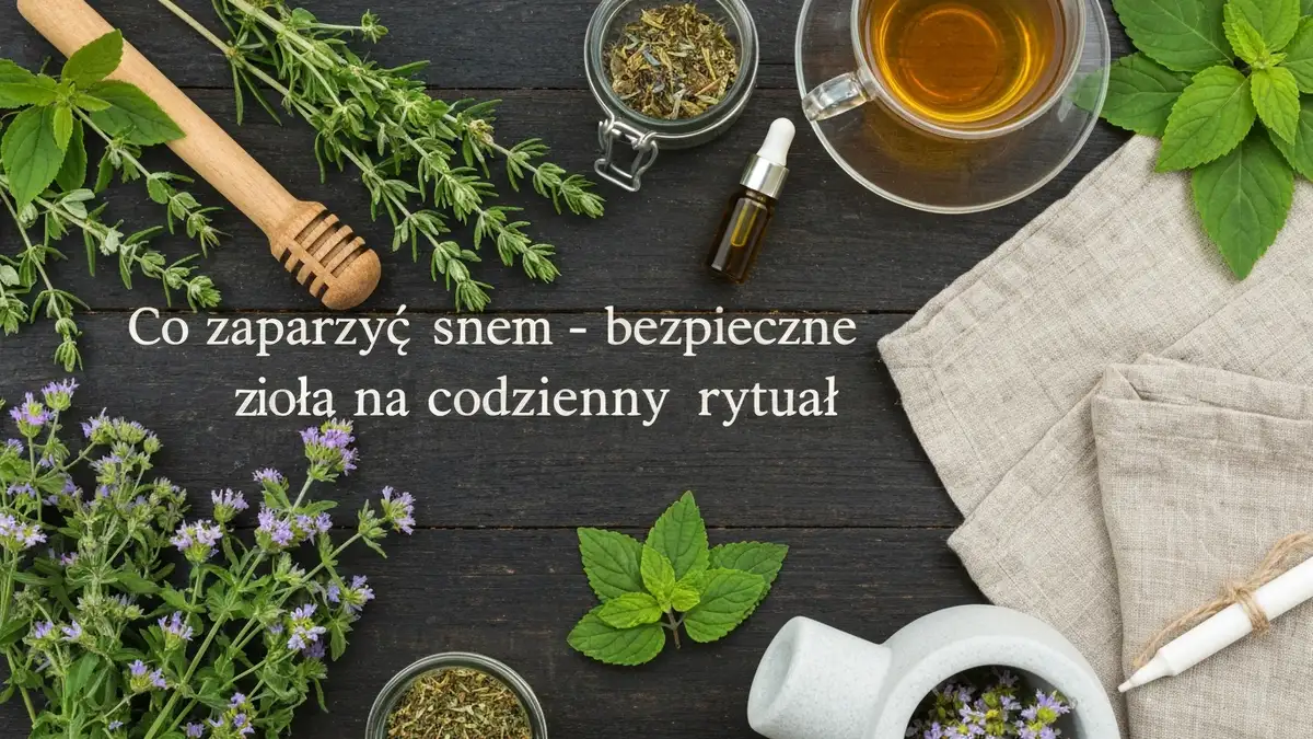 Co zaparzyć przed snem - bezpieczne zioła na codzienny rytuał - hero image