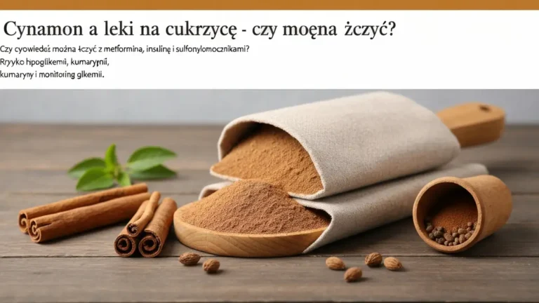 Cynamon a leki na cukrzycę - czy można łączyć? - hero image