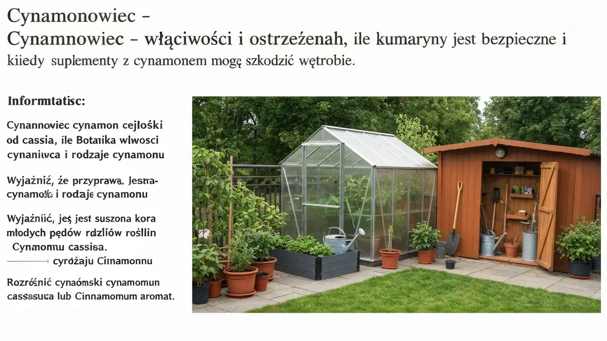 Cynamonowiec - właściwości i ostrzeżenia o kumarynach - hero image