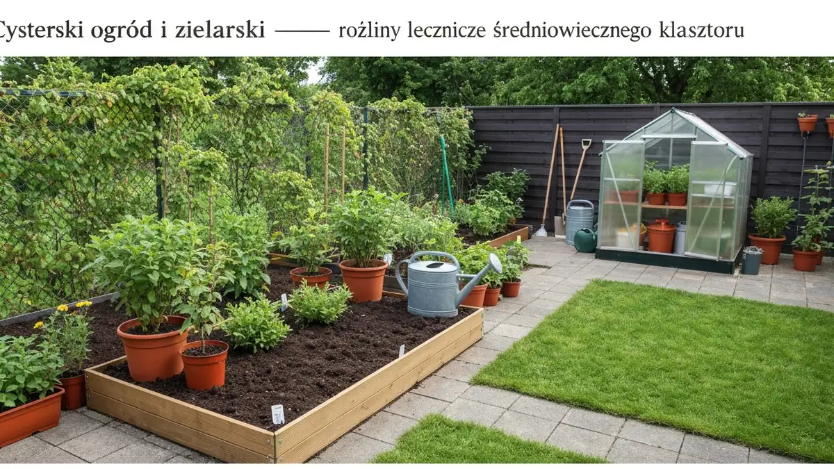 Cysterski ogród zielarski - rośliny lecznicze średniowiecznego klasztoru - hero image