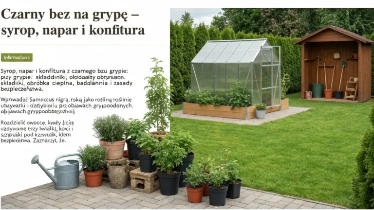 Czarny bez na grypę - syrop, napar i konfitura - hero image