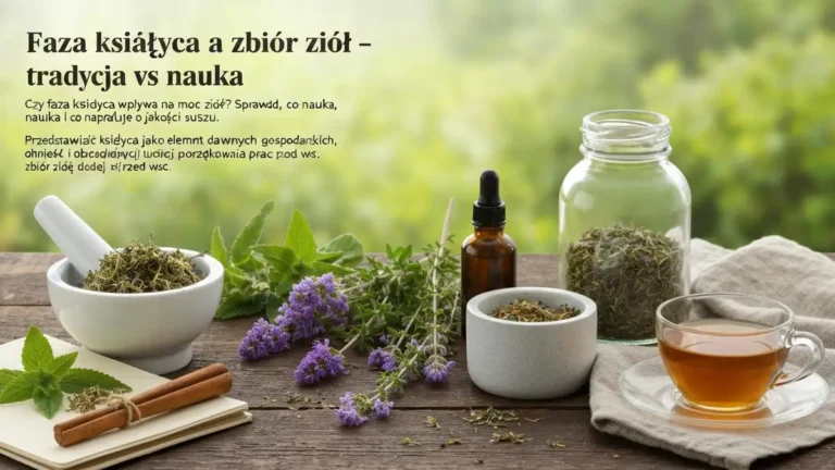 Faza księżyca a zbiór ziół - tradycja vs nauka - hero image