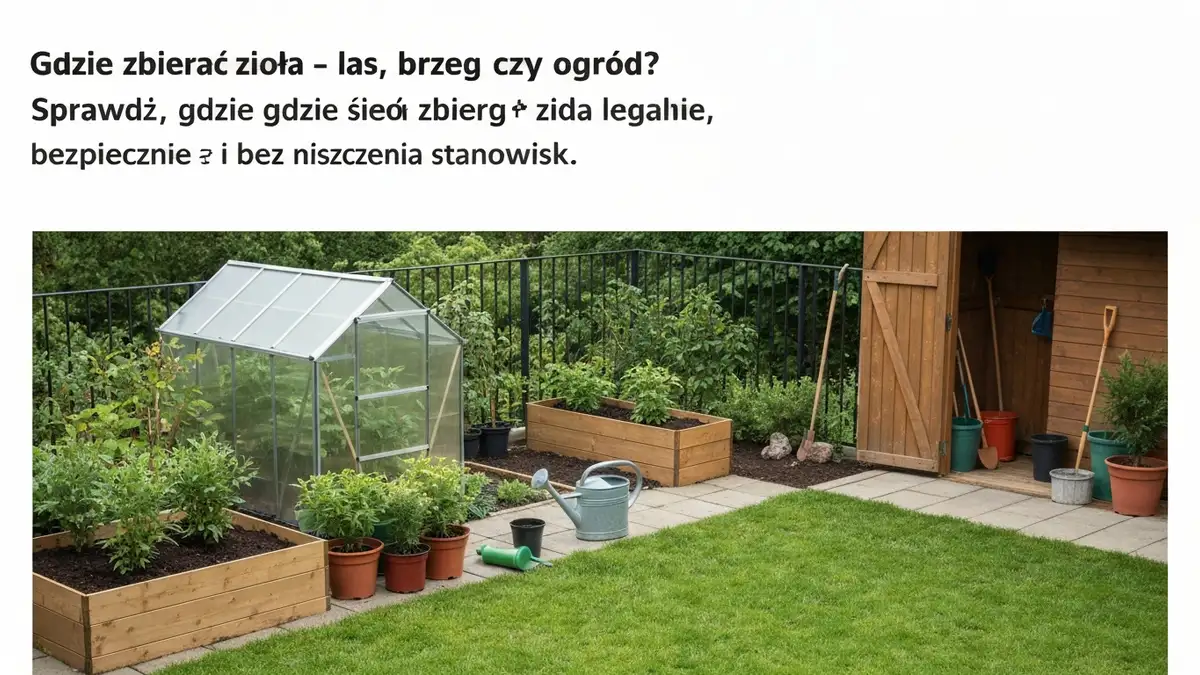 Gdzie zbierać zioła - las, łąka, brzeg rzeki czy ogród - hero image